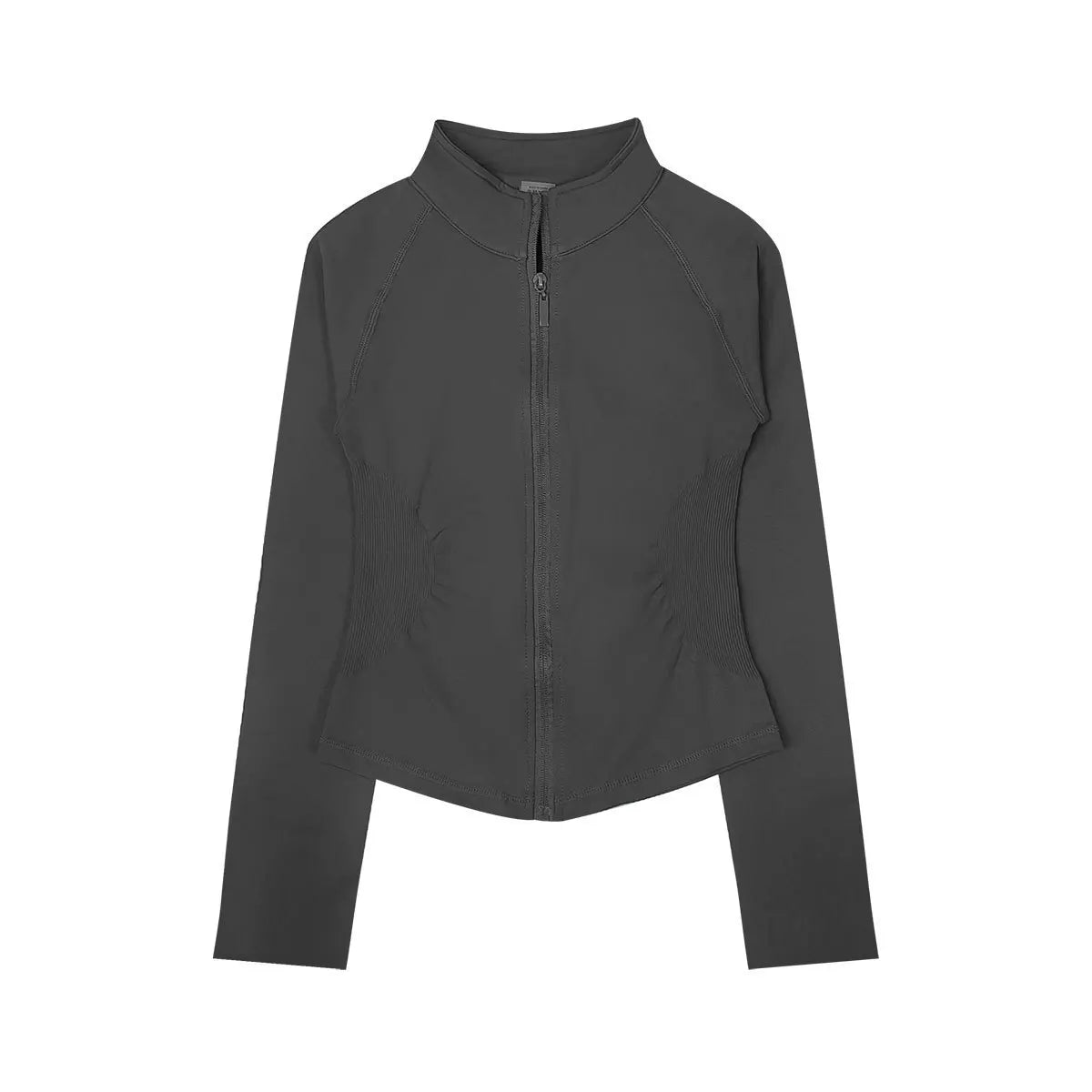 Zippy Jacket Women Running Long Sleeves Gym Tops Full Zipper Seamless Workout Activewear Sports Pilates Yoga Coats