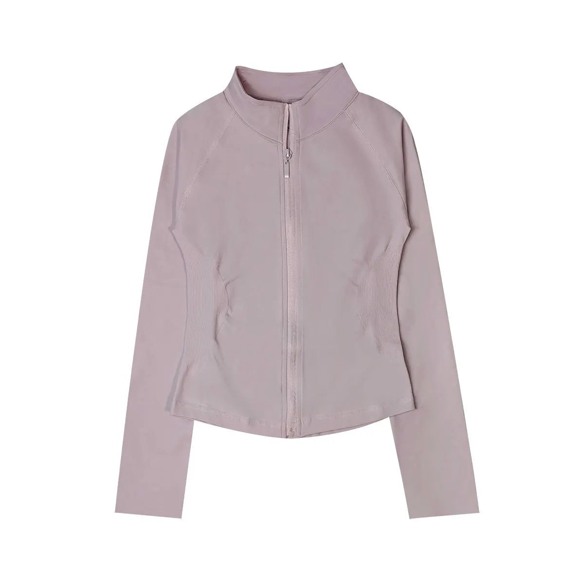 Zippy Jacket Women Running Long Sleeves Gym Tops Full Zipper Seamless Workout Activewear Sports Pilates Yoga Coats