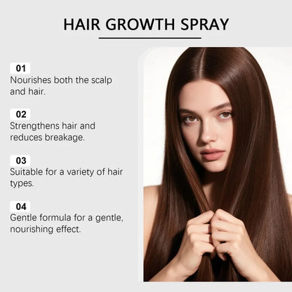 200Ml Rosemary & Rice Water Hair Growth Spray Leave-In Nourishing Spray for Dry Frizzy Hair Smooth Shiny Hydrated Voluminous