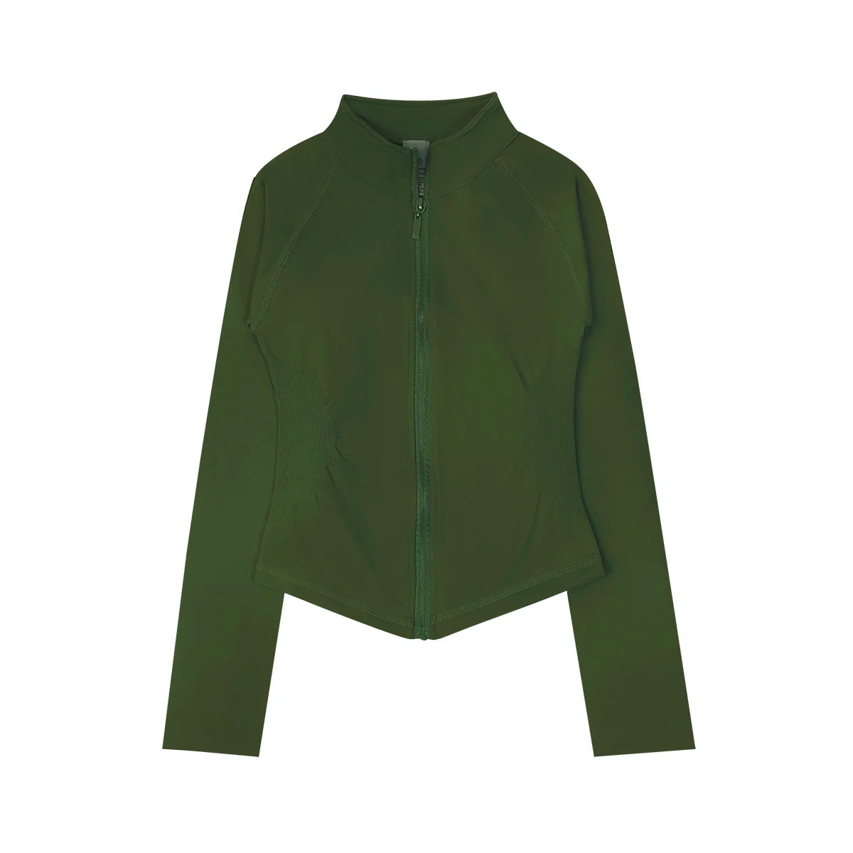 Zippy Jacket Women Running Long Sleeves Gym Tops Full Zipper Seamless Workout Activewear Sports Pilates Yoga Coats